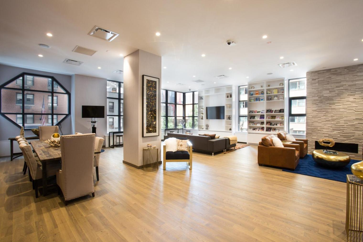 Appartement Midtown 2br W Gym Doorman Nr Times Square Nyc-1400 *